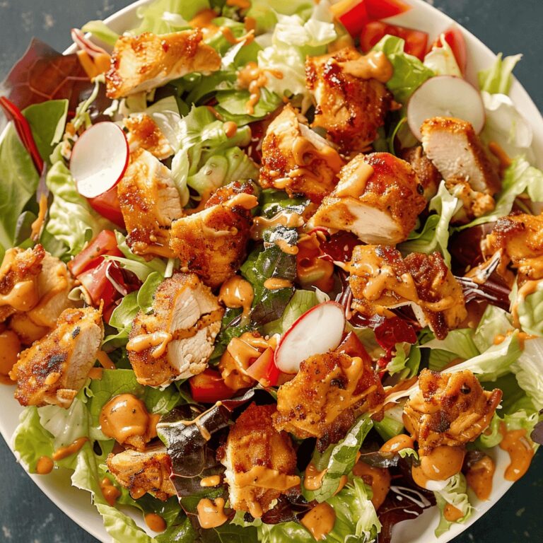 Sticky Chicken Crunch Salad Recipe