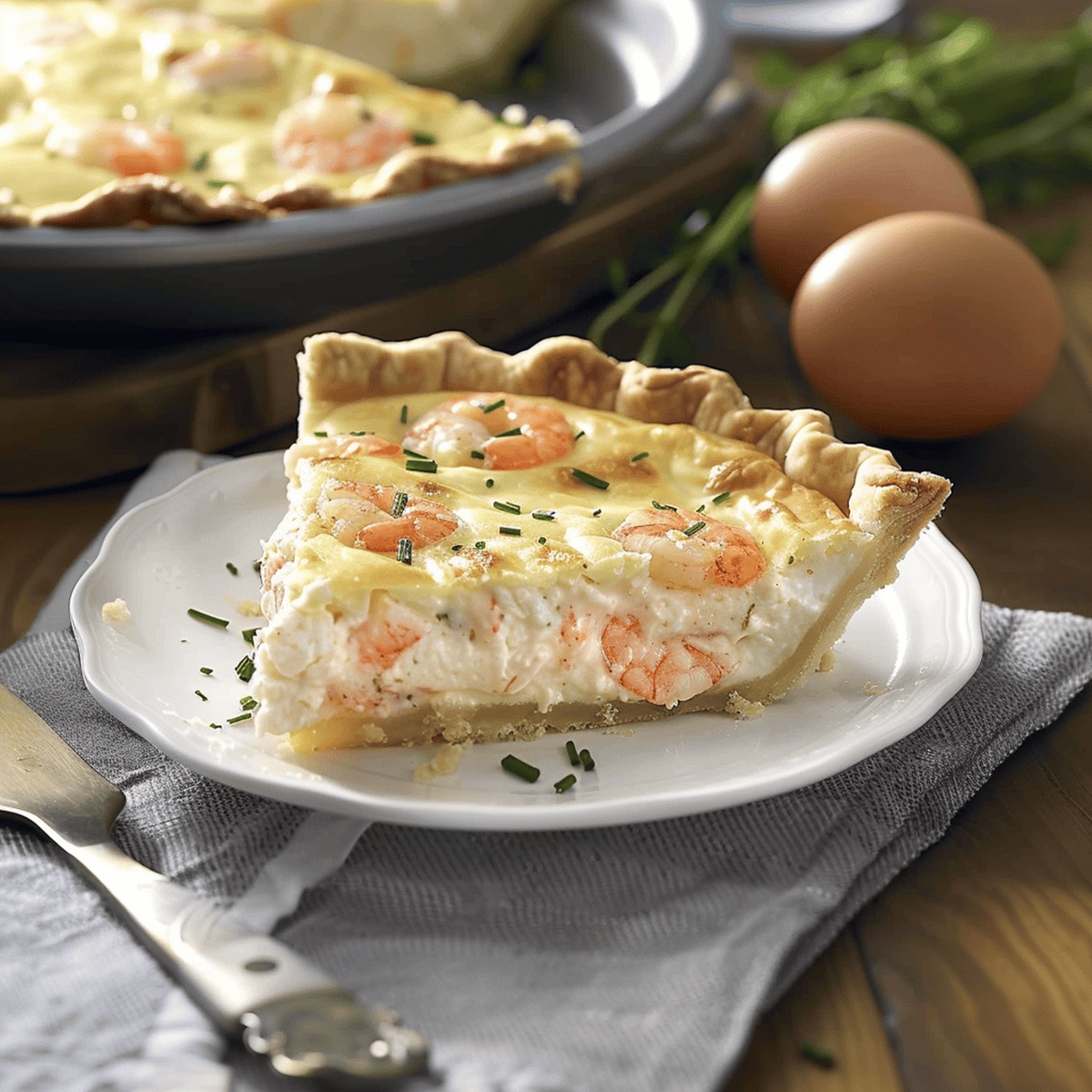 Coastal Shrimp and Cheese Tart Recipe