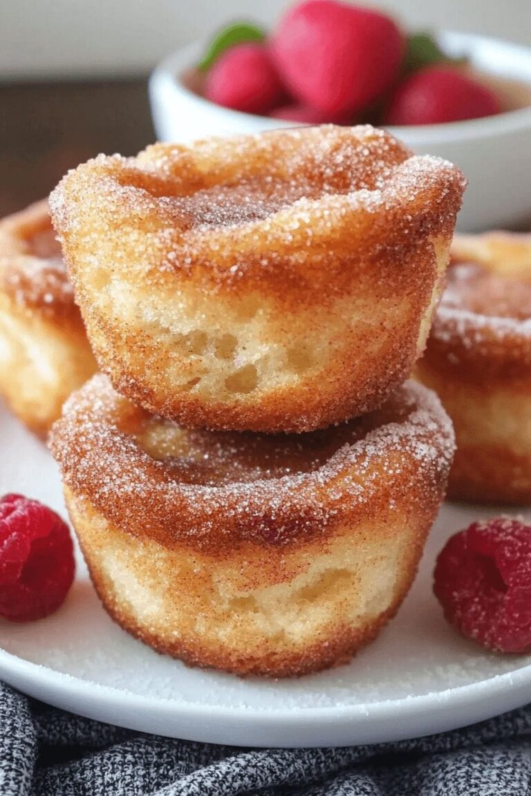 Fluffy Cinnamon Sugar French Toast Muffins Recipe