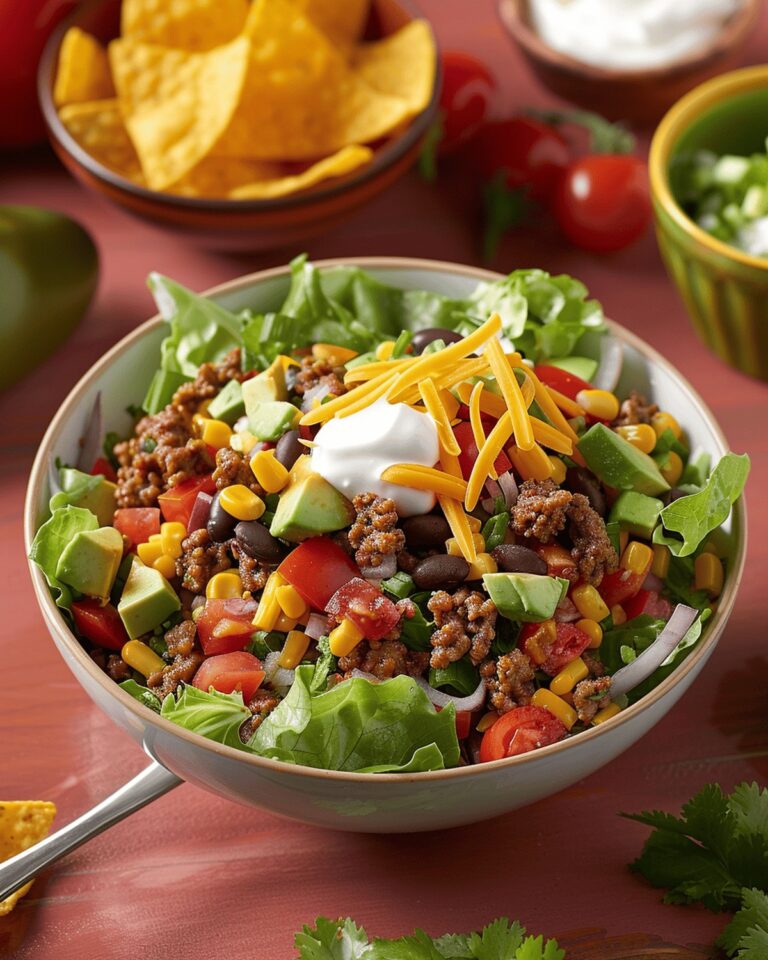 Vibrant Taco Fiesta Salad Recipe