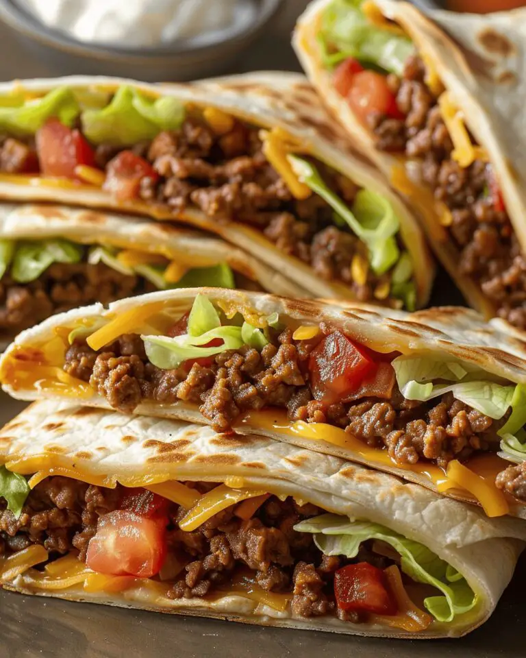 Crunchy Beef Tortilla Wraps Recipe