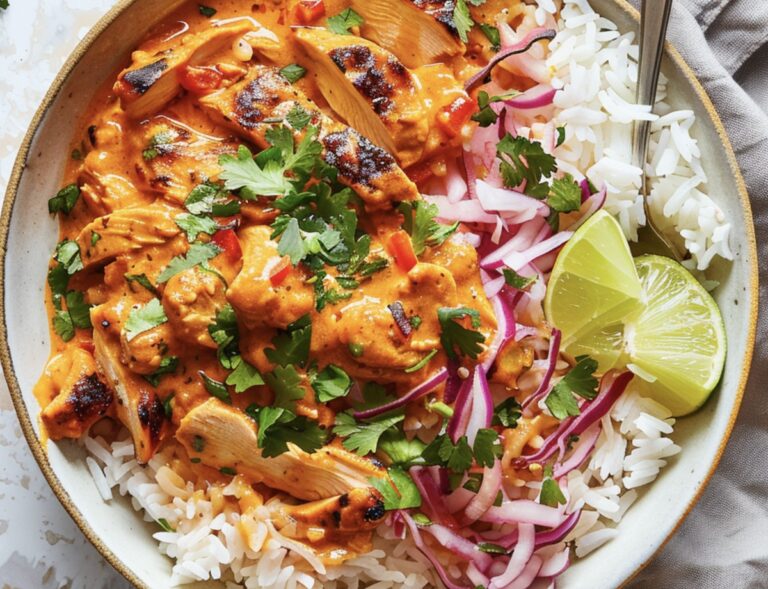 Tropical Coconut Chicken Rice Bowl Recipe