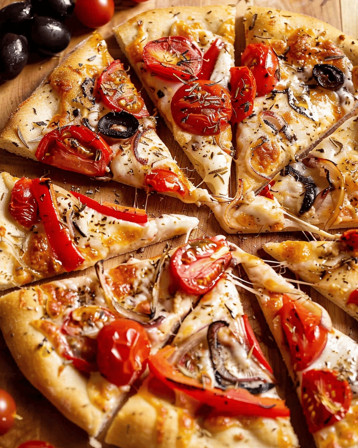 Greek Pizza (Ladenia) Recipe