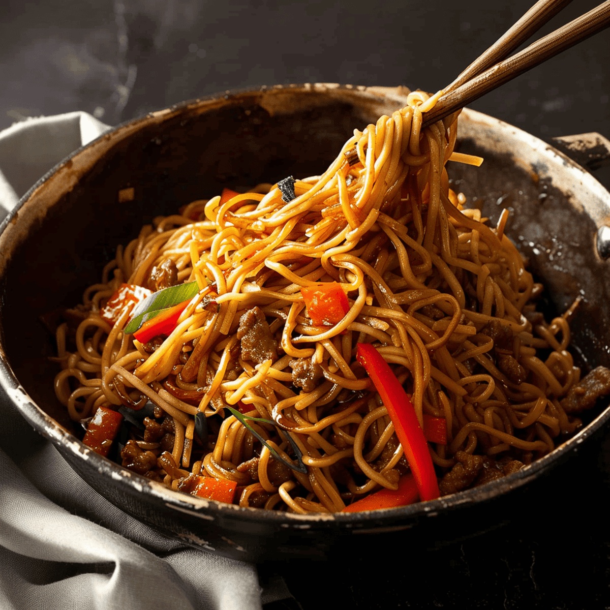 Saucy Stir-Fry Noodles Recipe