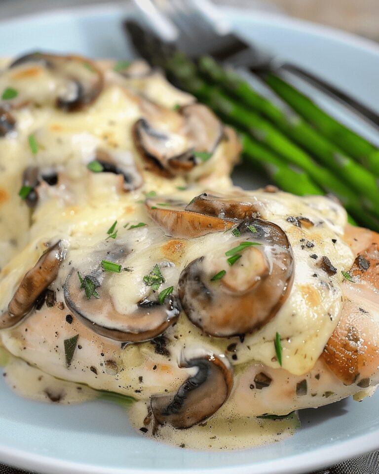 Elegant Gouda & Mushroom Stuffed Chicken Recipe