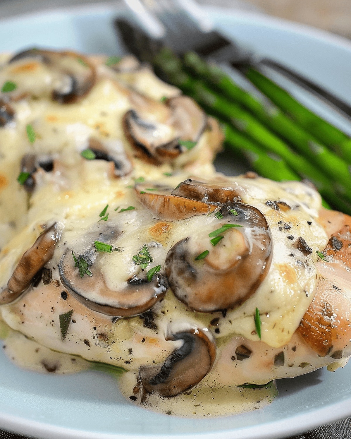 Elegant Gouda & Mushroom Stuffed Chicken Recipe