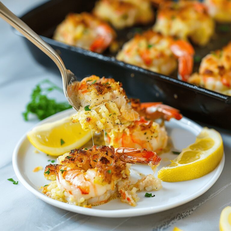Baked Stuffed Shrimp with Crab Recipe