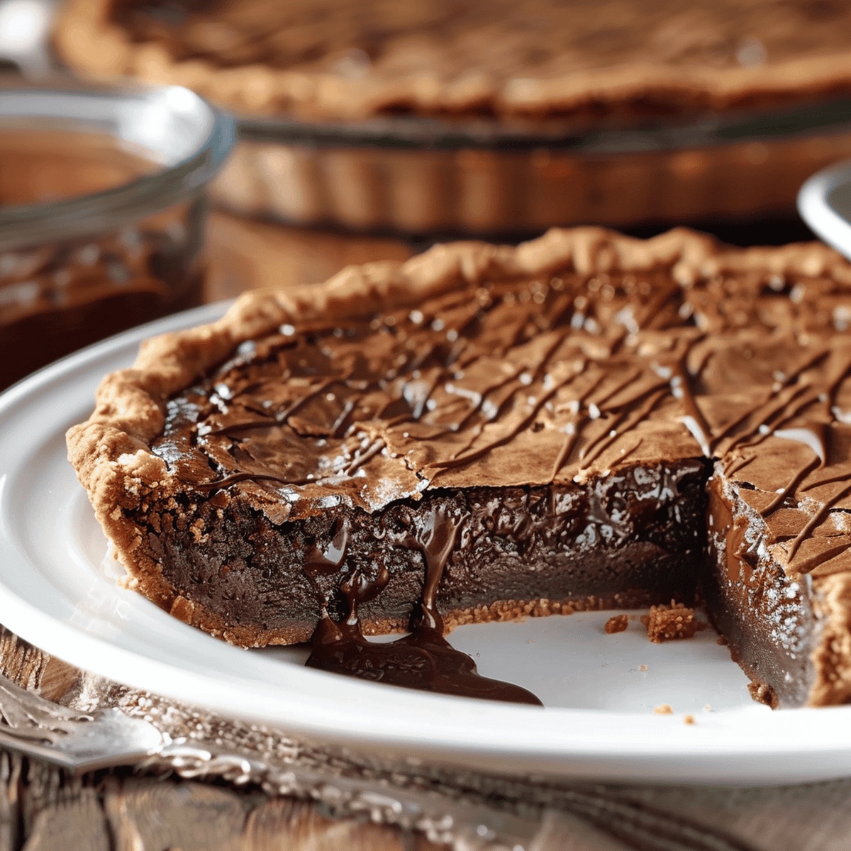 Gooey Brownie Pie Recipe