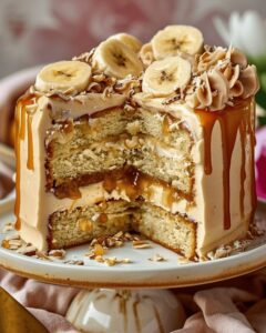 Heavenly Banana Caramel Dream Cake Recipe