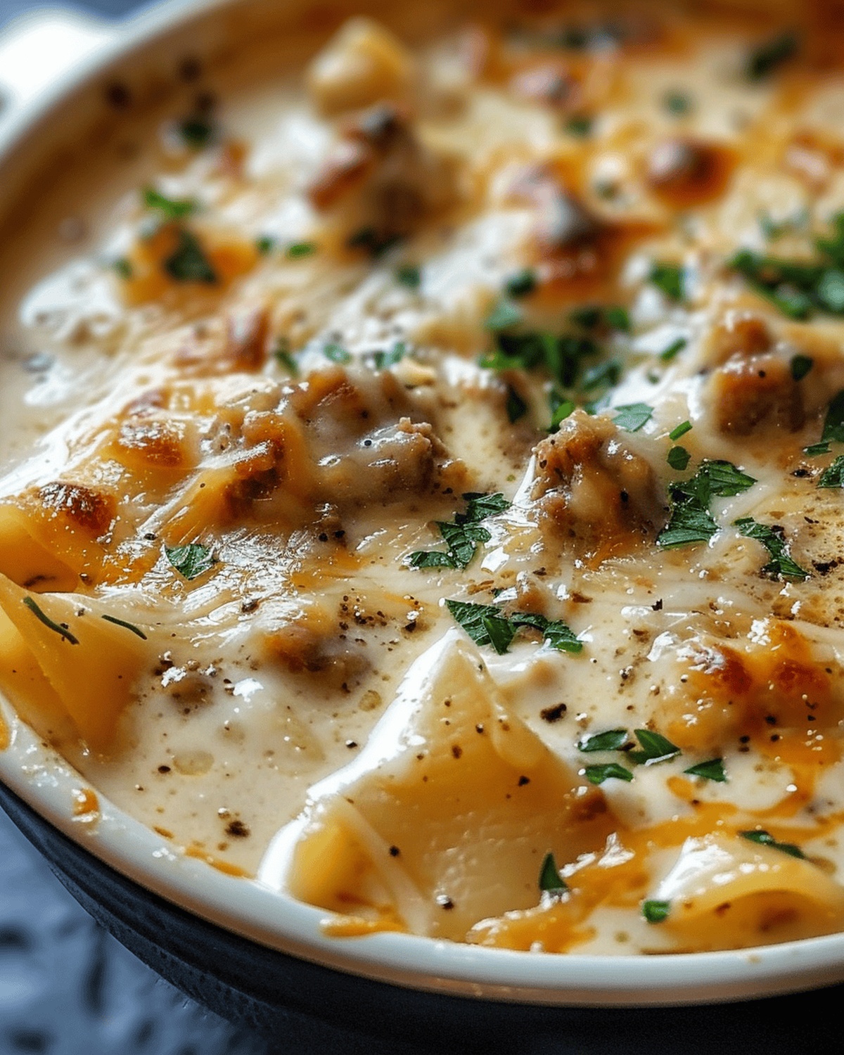 Hearty Italian Sausage Lasagna Soup Recipe