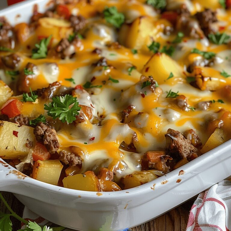 Hamburger Potato Casserole Recipe