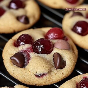 Heavenly Maraschino Cherry Chocolate Chip Cookies Recipe