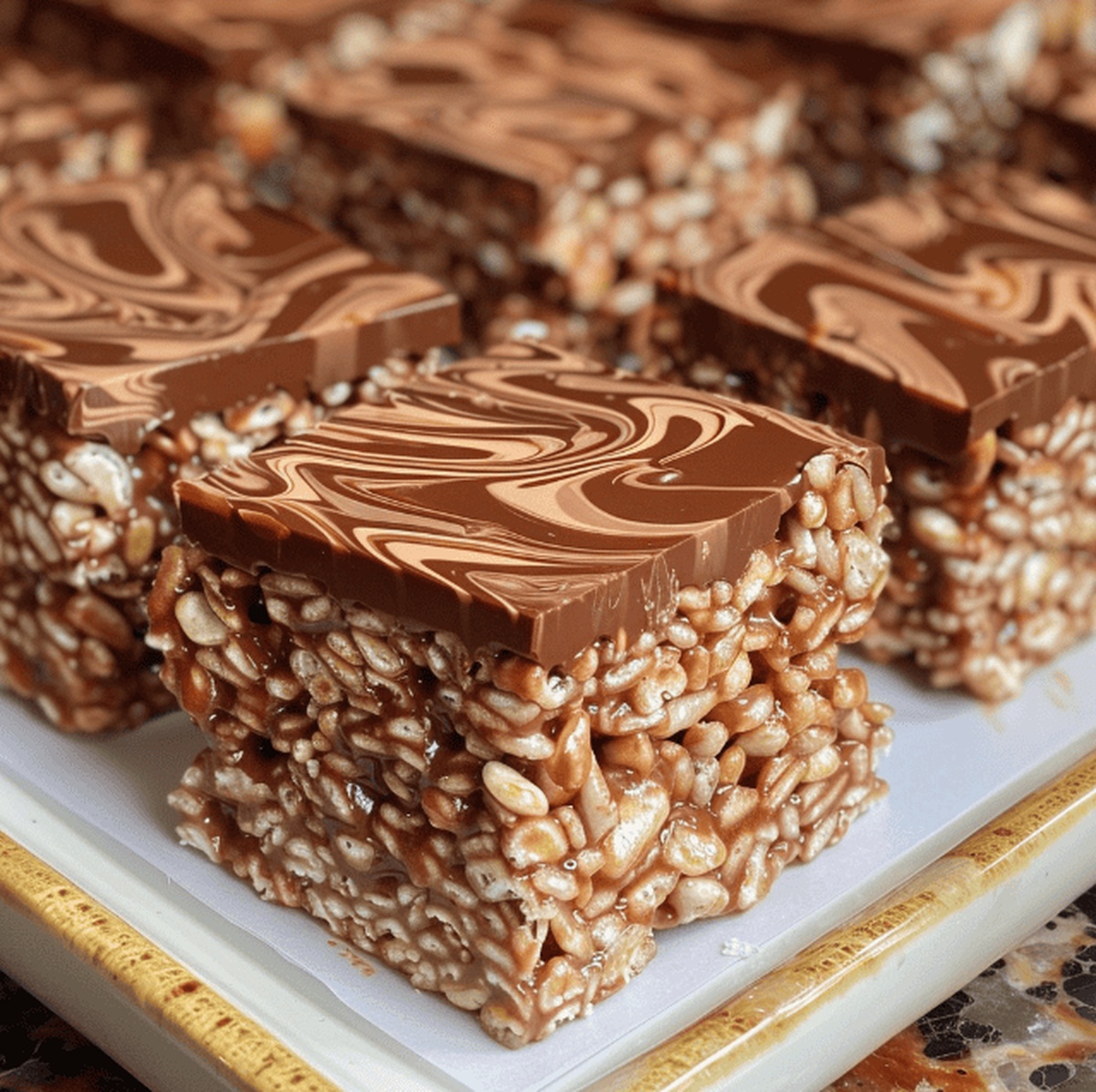 Nutella Rice Krispie Treats Recipe