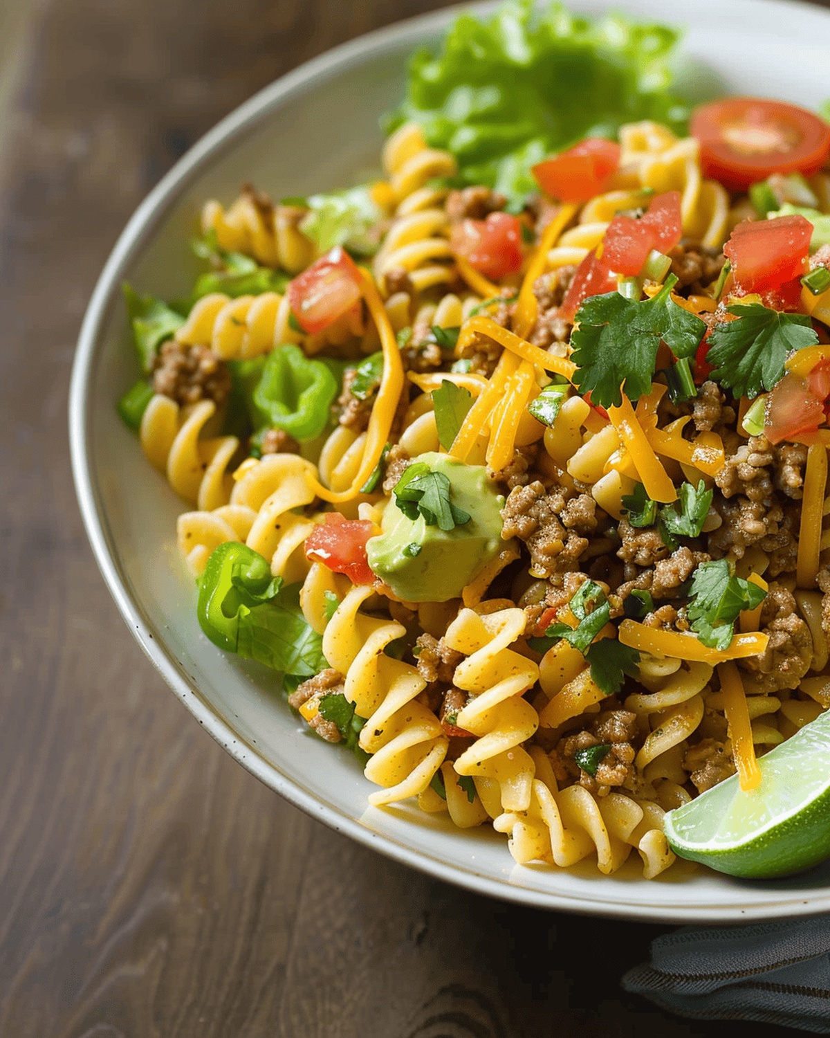 Spicy Taco Fusion Pasta Salad Recipe