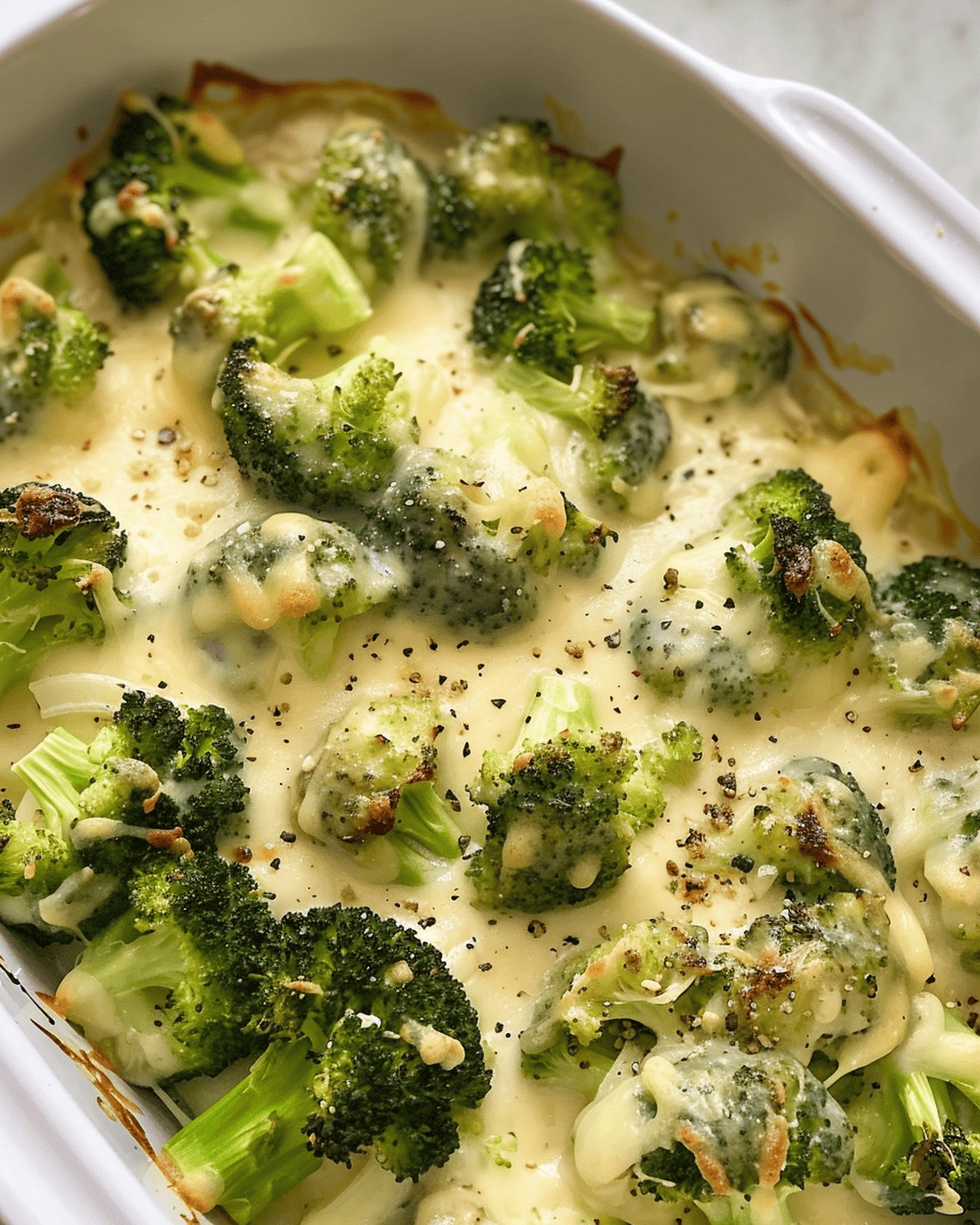 Creamy Cheesy Broccoli Bake Recipe