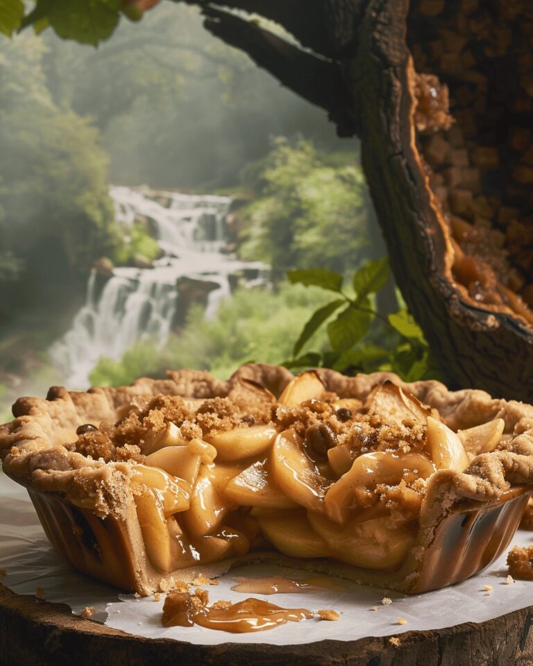 Gooey Caramel Apple Toffee Pie Recipe