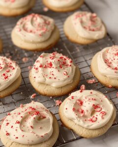 Soft Peppermint Sour Cream Sugar Cookies Recipe