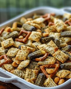 Crunchy Dilly Snack Mix Recipe