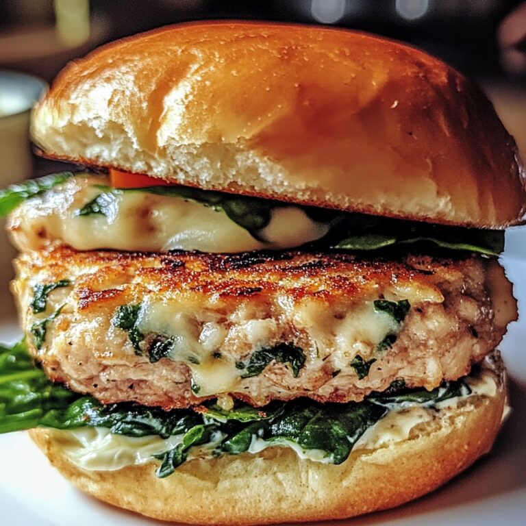 Gourmet White Cheddar And Spinach Chicken Burgers Recipe