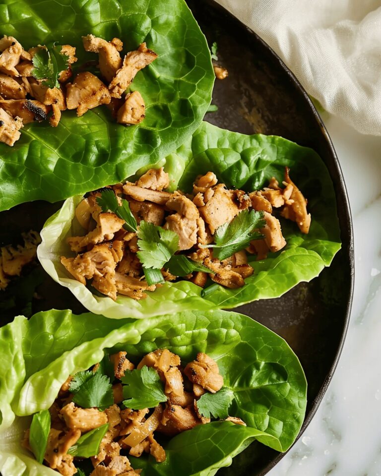 Garlic and Ginger Turkey Lettuce Wraps Recipe