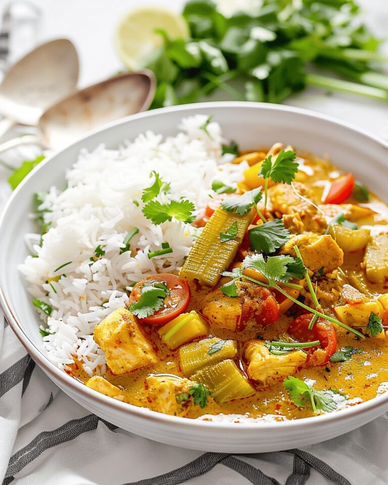 Vadouvan Chicken Curry with Smoked Basmati Rice Recipe