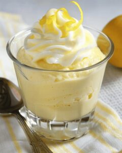 Fresh Lemon Mousse Recipe