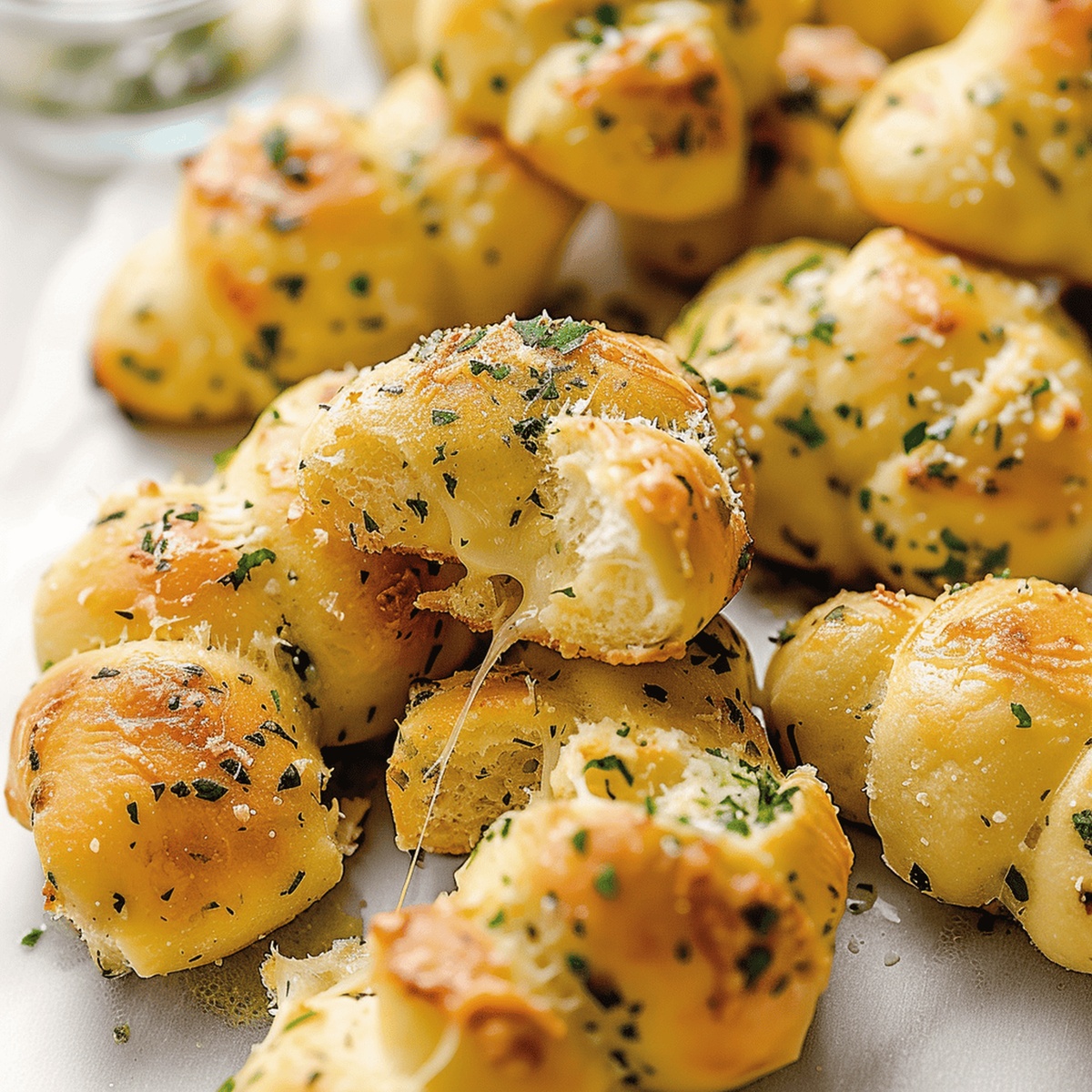 Cheesy Garlic Knots Recipe