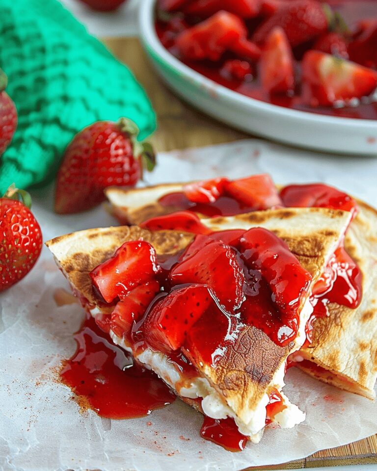 Irresistible Strawberry Cheesecakeadillas Recipe