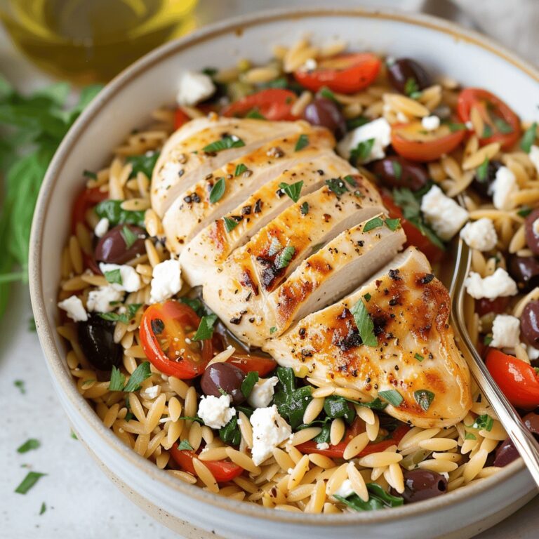 Mediterranean Chicken and Orzo Recipe