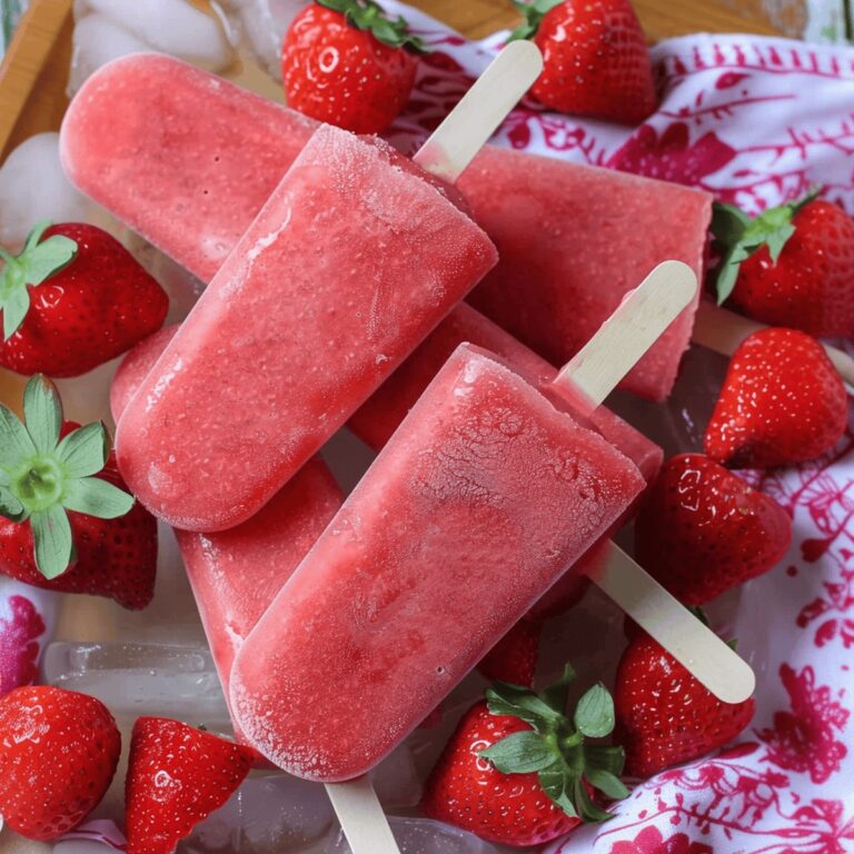 Summer Strawberry Popsicles Recipe