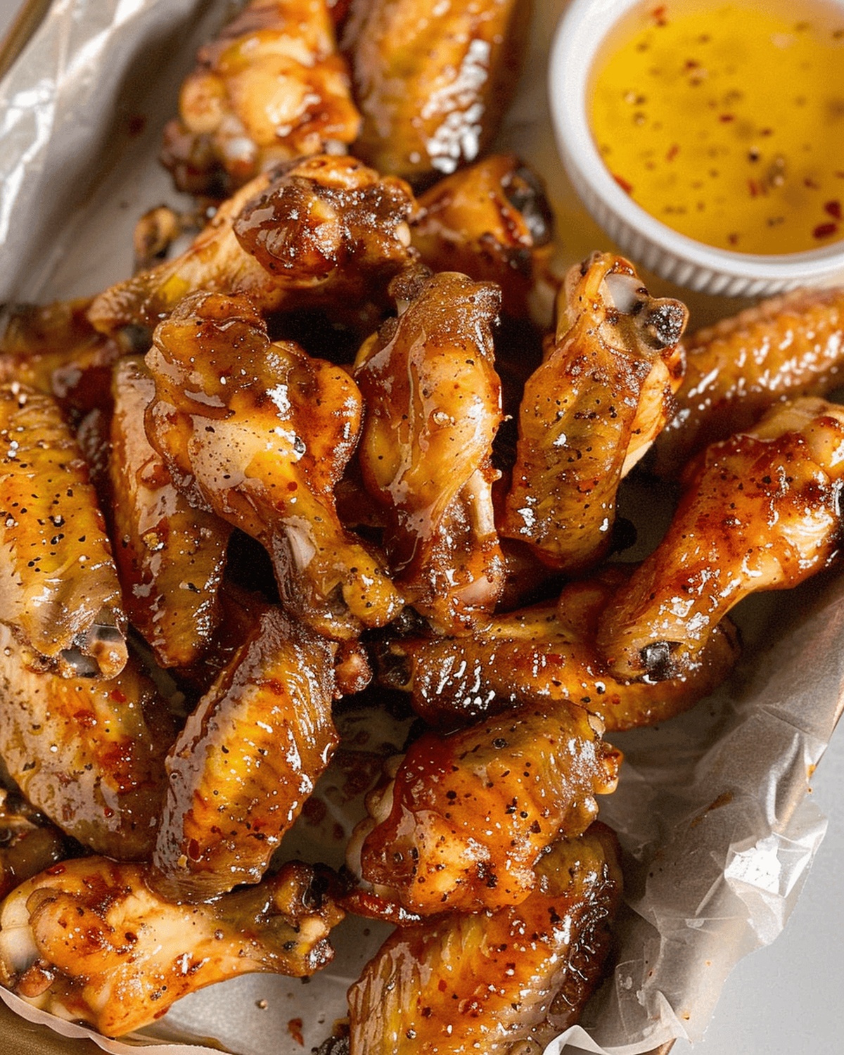 Spicy Honey-Glazed Chicken Wings Recipe
