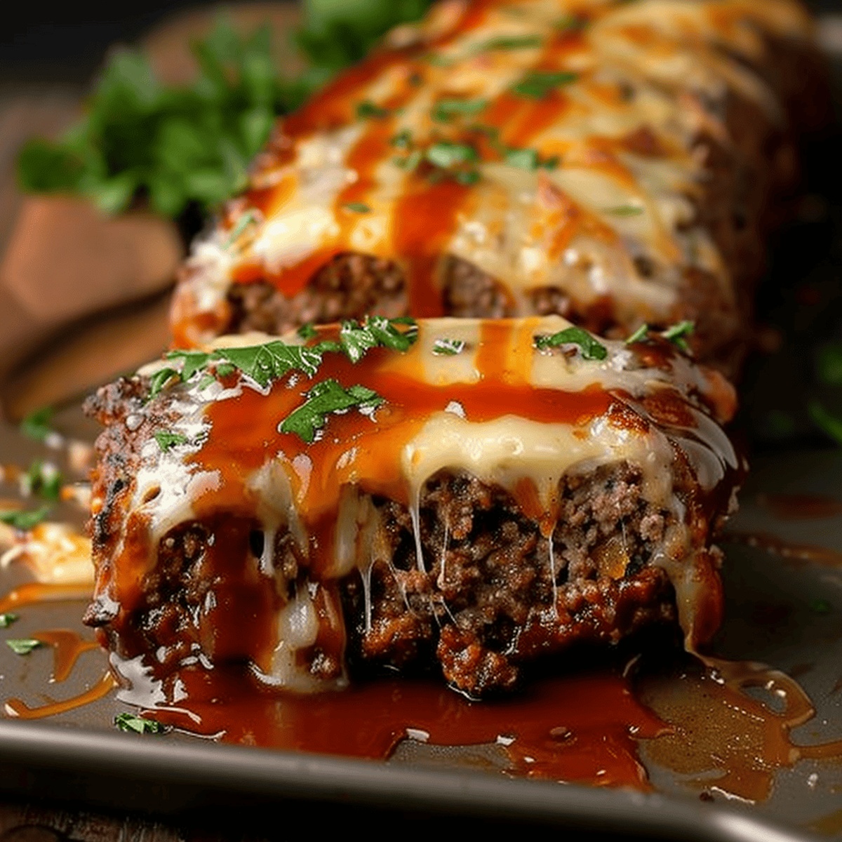 Cheese Stuffed Meatloaf Recipe