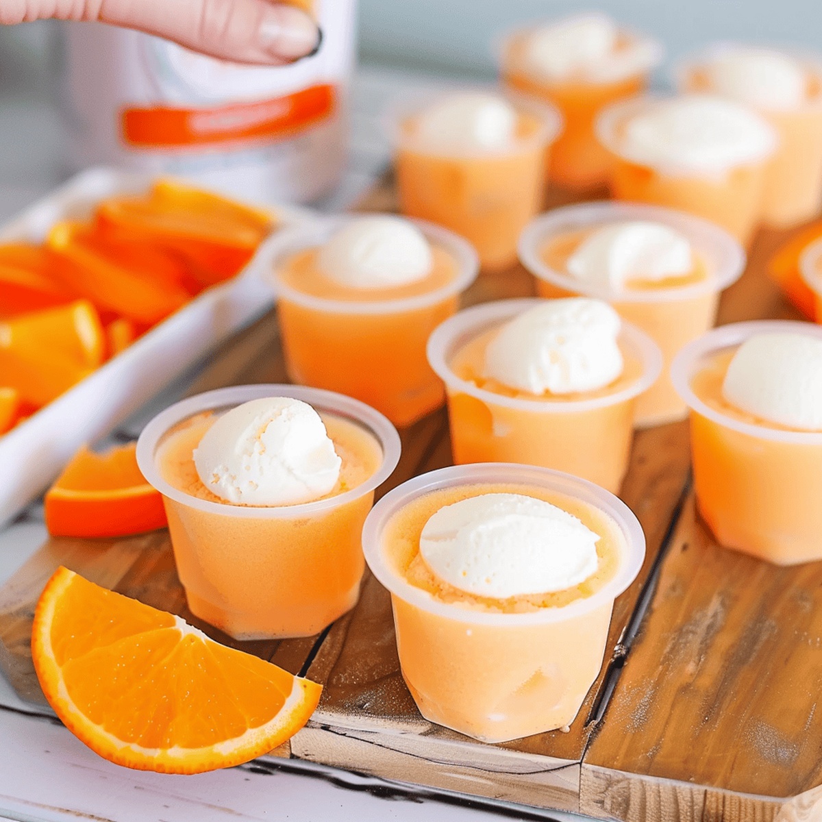 Orange Creamsicle Jello Shots Recipe