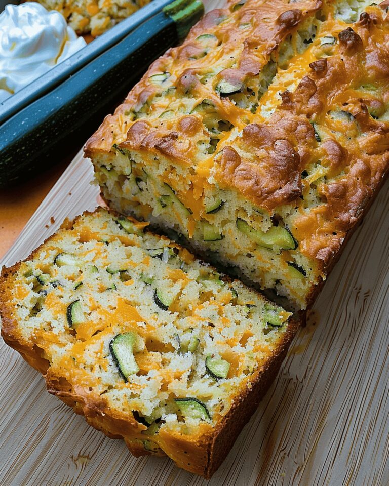 Zucchini Cheese Bread Recipe