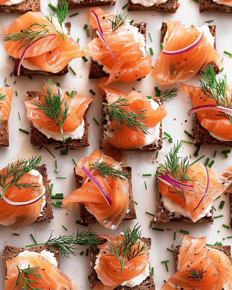 Smoked Salmon Canaps Recipe