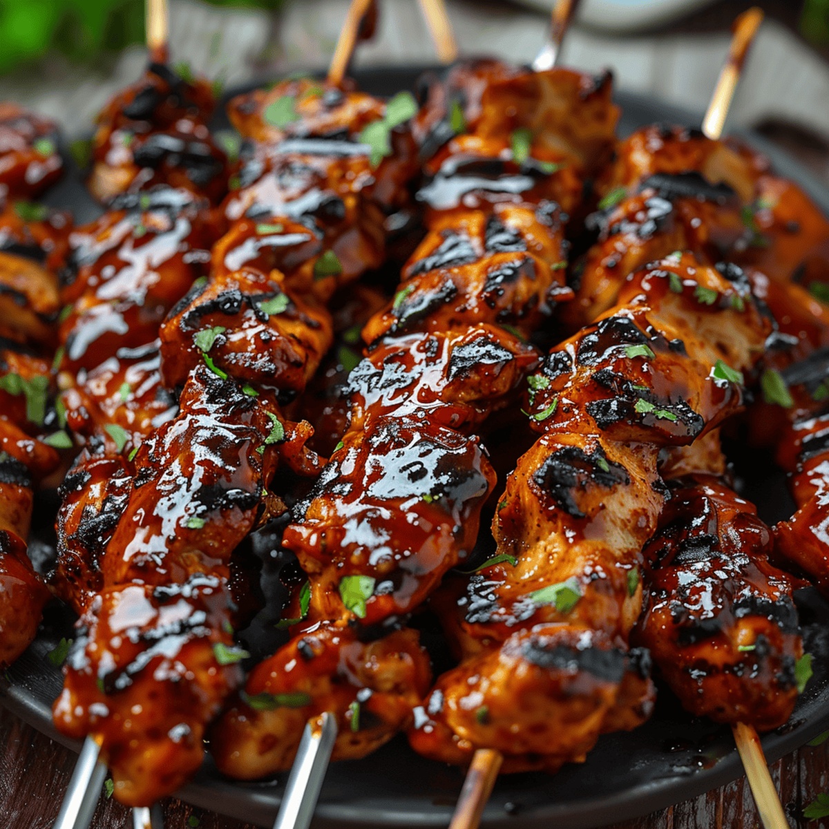 Honey Chipotle Grilled Chicken Skewers Recipe