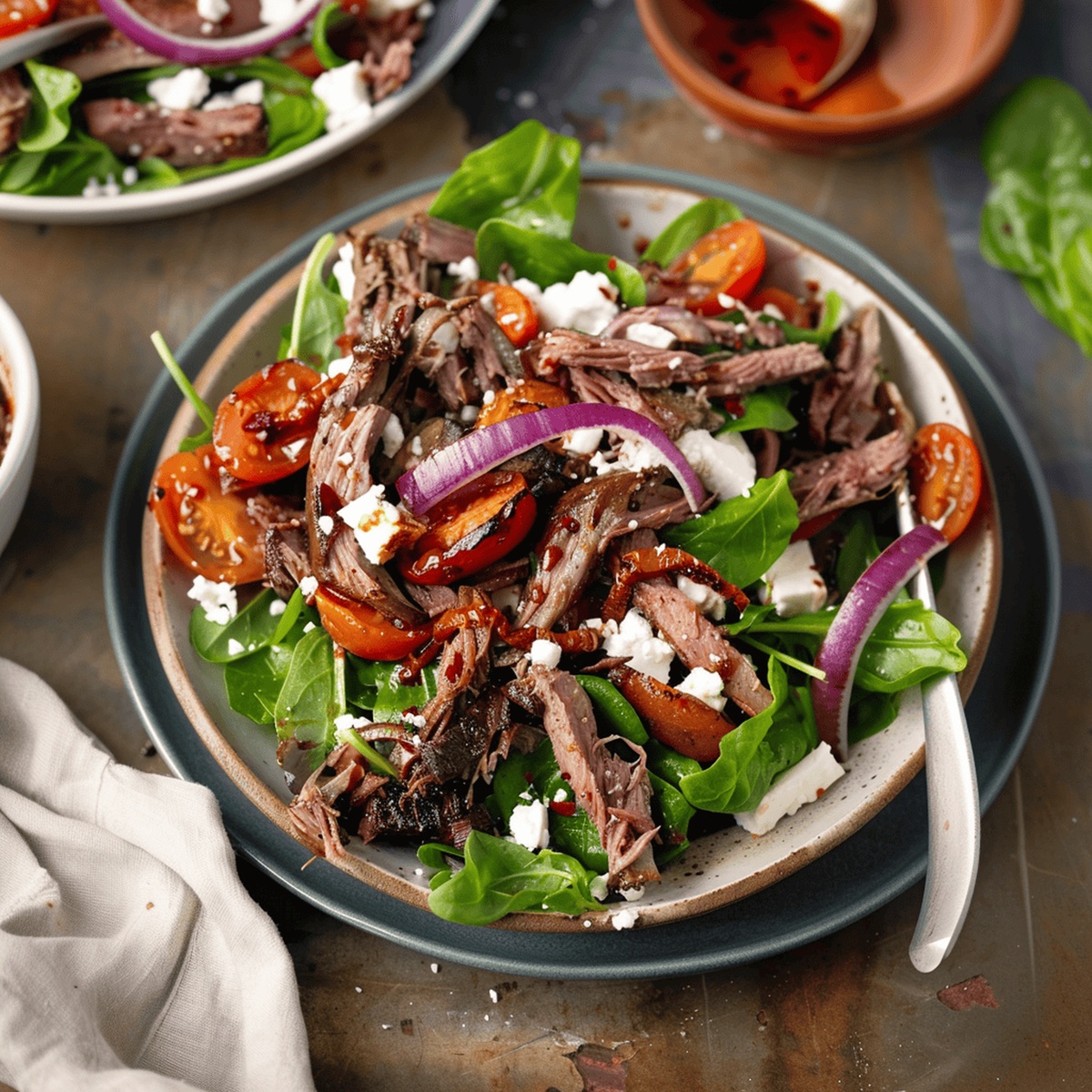 Crispy Lamb Salad Recipe