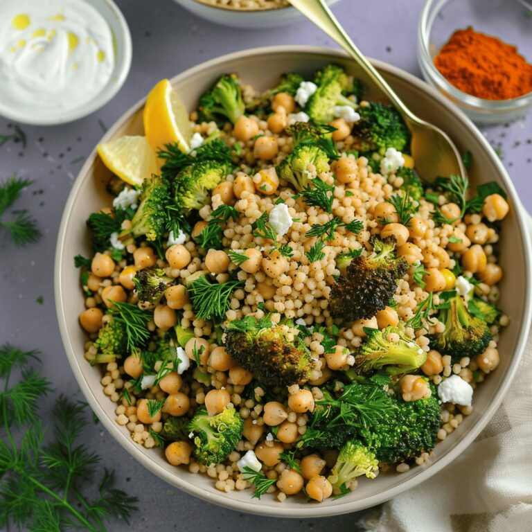 Warm Broccoli Couscous Salad Recipe