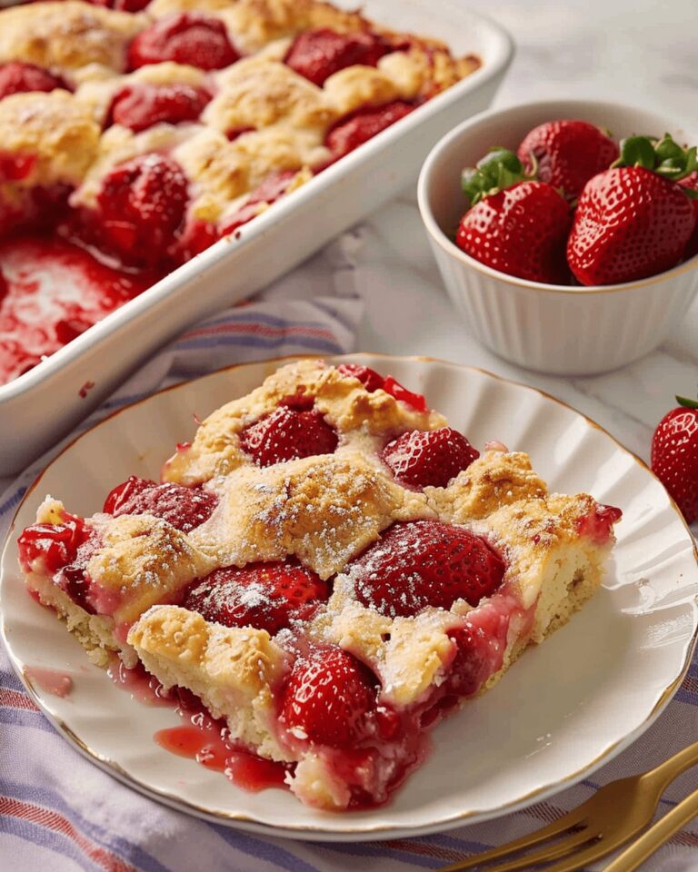 Luscious Strawberry Cobbler Recipe