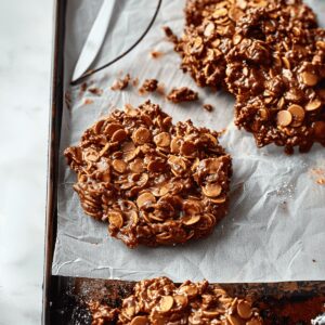 No Bake Peanut Butter Oatmeal Cookies Recipe
