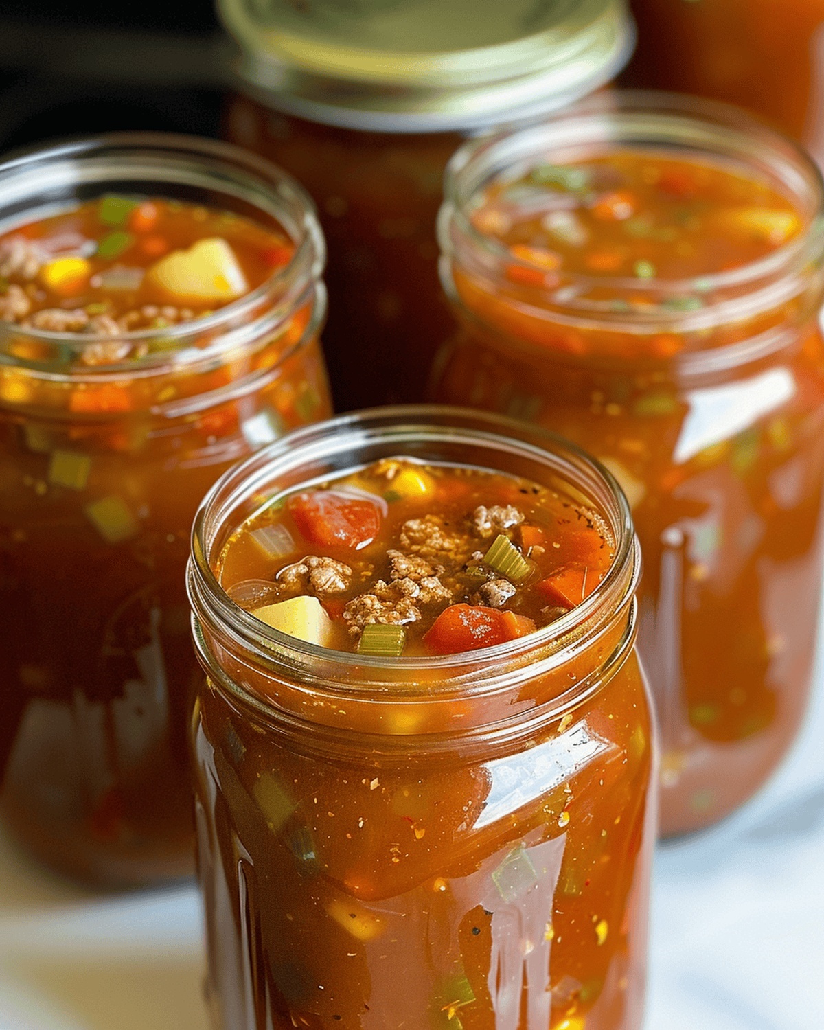 Robust Garden Hamburger Soup Recipe