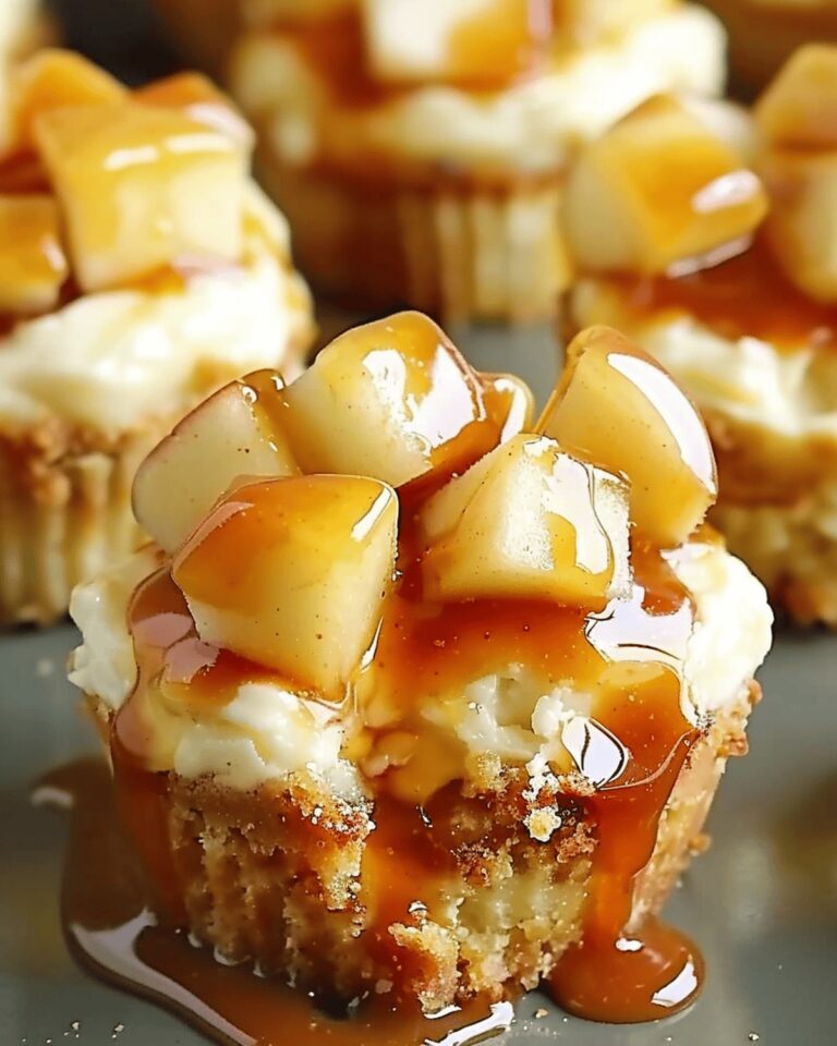 Mini Caramel Apple Cheesecakes Recipe