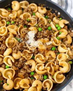 French Onion Beef and Pasta Recipe