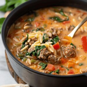Italian Sausage Orzo Soup Recipe