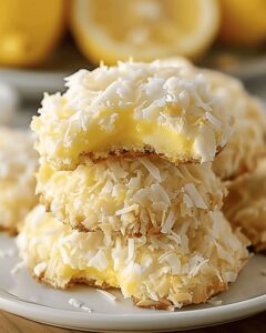 Tropical Lemon Coconut Cookies Recipe