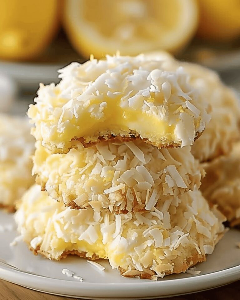 Tropical Lemon Coconut Cookies Recipe