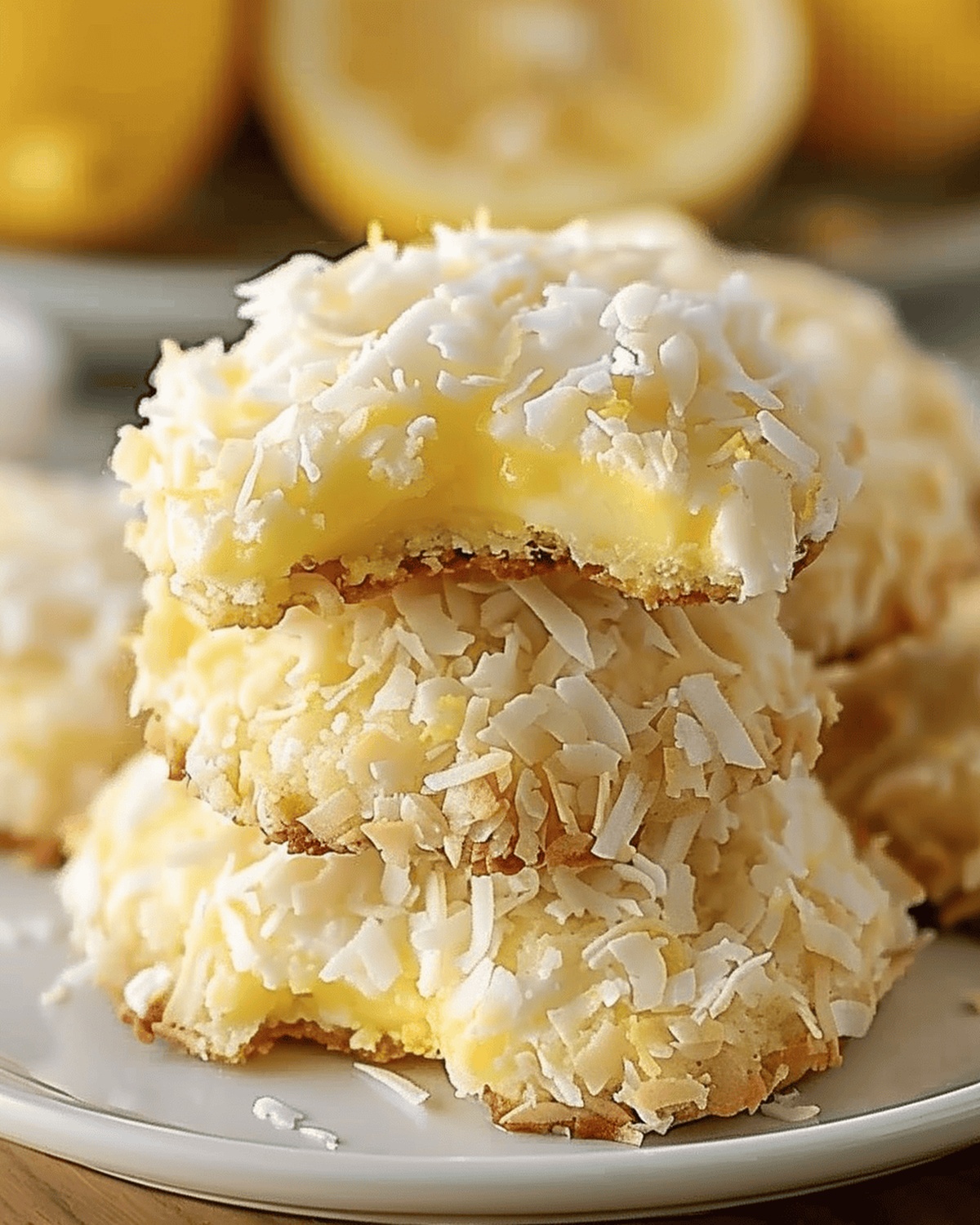 Tropical Lemon Coconut Cookies Recipe
