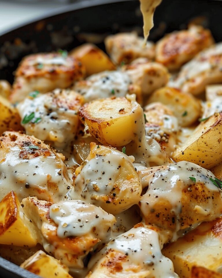 Crispy Garlic Parmesan Chicken Skillet Bake Recipe