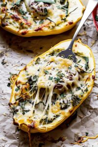 Twice Baked Spaghetti Squash Recipe