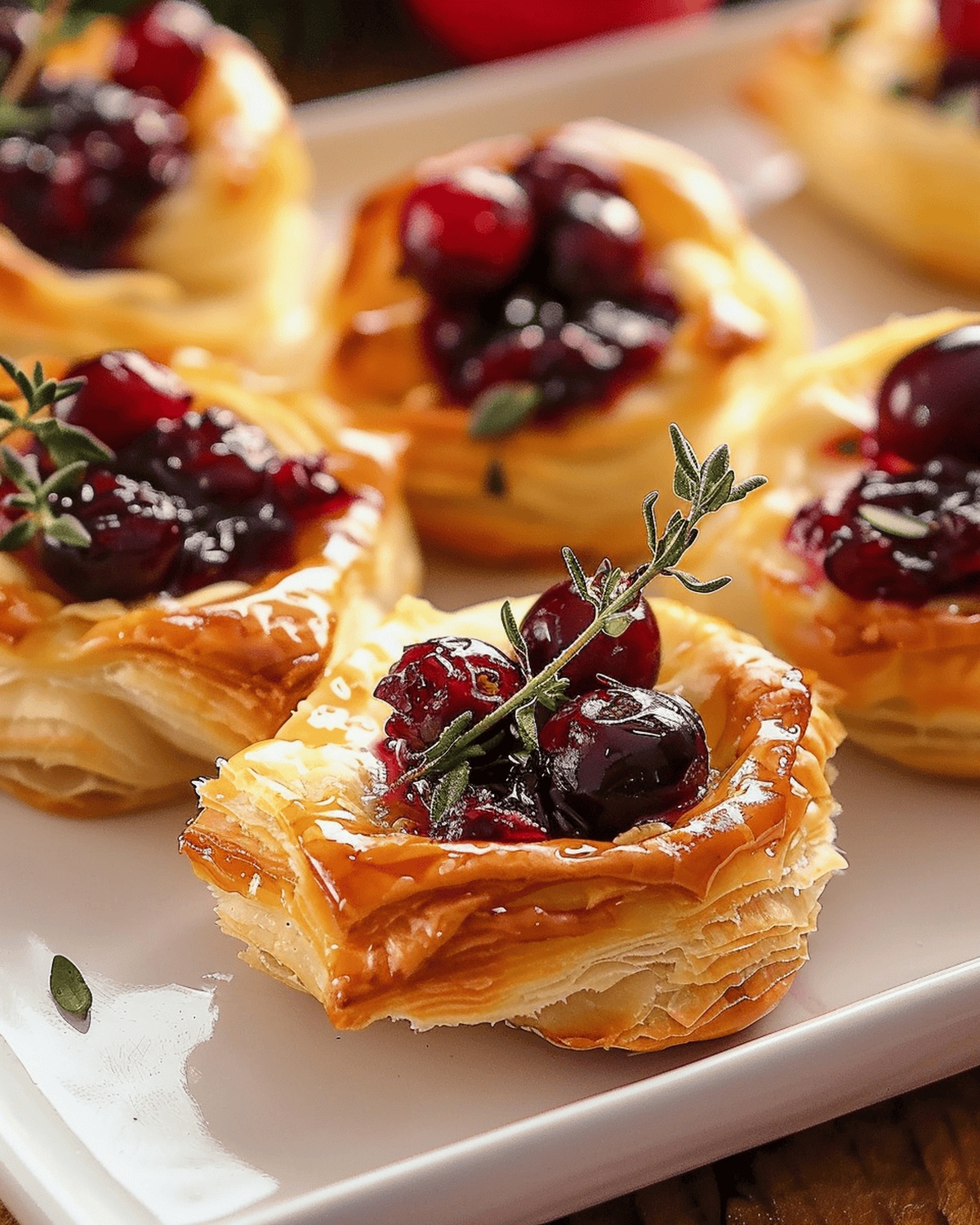 Elegant Cranberry Brie Puff Pastrys Recipe